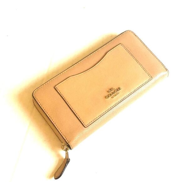 Coach slim accordion leather wallet - Picture 2 of 4